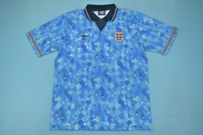 MAGLIA CALCIO RETRÒ VINTAGE ENGLAND THIRD STAGIONE 1990 - NUOVA/NEW