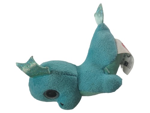 Drago peluche turchese 9cm - turchese,
