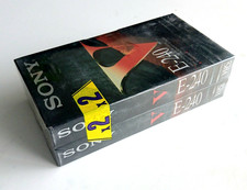 Lot de 2 cassettes VHS SONY