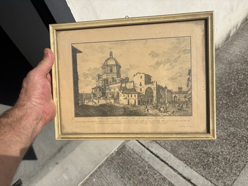 Quadro vintage stampa basilica - vintage,