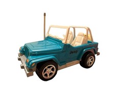 Vintage Barbie Blue Jeep
