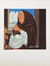 GIUSEPPE MIGNECO (1908-1997) LITOGRAFIA OPERA per  BOLAFFI ARTE " L' INVERNO "