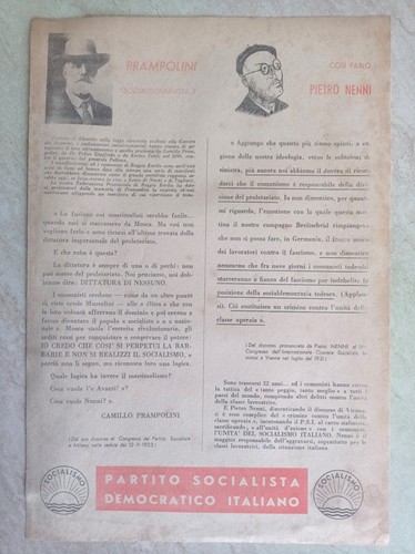 Manifestino psdi partito - manifestino,