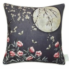 Cuscino The Chateau by Angel ponte di paglia chiaro di luna blu notte