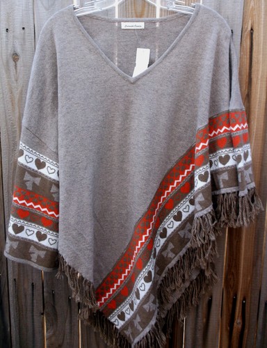 Poncho maglia nuovo con - in,