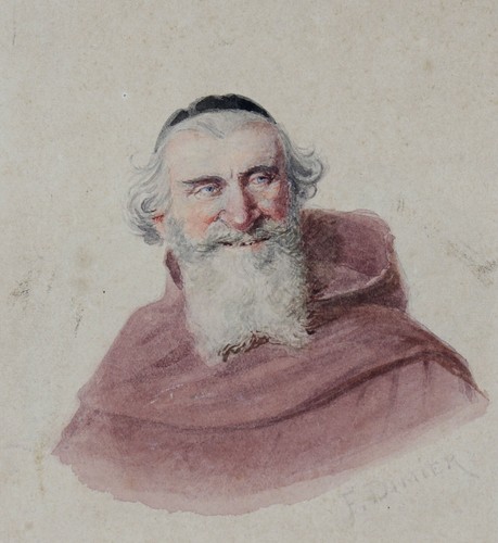 Ritratto firmato dipinto - ritratto,