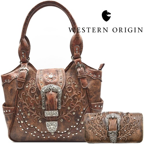 Borsa stile western floreale
