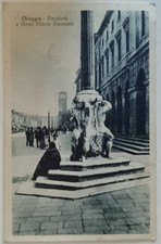 CHIOGGIA STENDARDO E CORSO VITTORIO EMANUELE MOLTO ANIMATA F/P. VIAG . 1934 VEDI