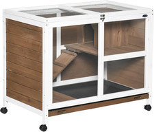 Conigliera in Legno a 2