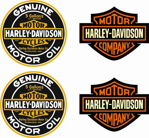 Adesivi harley davidson - harley-davidson, 4