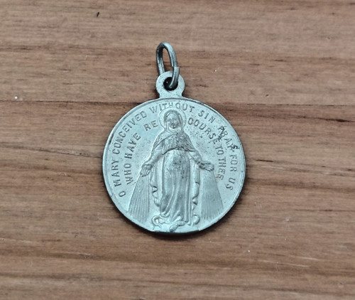 Vintage miraculous virgin mary - virgin,