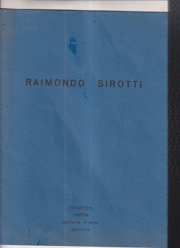 Raimondo sirotti catalogo - raimondo, -catalogo