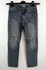 Jeans 9.2 By Carlo Chionna Taglia 40 Donna Blu Cotone Pantalone Woman Logo Italy