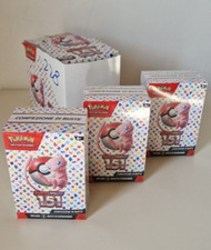 3 BOX 151 NUOVI Pokemon 151