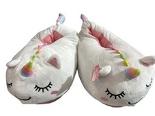 BABBUCCIA UNICORNO PANTOFOLA TAGLIA UNICA 36-49 PELUCHE 3D
