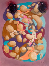 Acrylique carton 2023 40 x 30