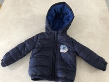Original Marines Giubbotto  Imbottito Con Capuccio Per Bambino 6/9 Mesi.