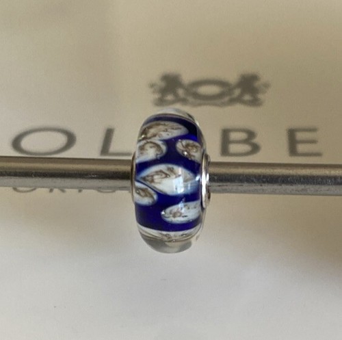Trollbeads mini perlina blu - perlina,