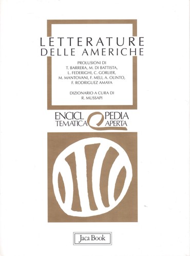 Letterature delle americhe 1ed - letterature,