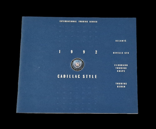 Brochure cadillac allante - cadillac,