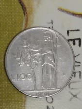 1958 Italy 100 Lire Coin
