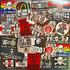 100 adesivi St Pauli Ultras stickers basati su bandiera Sankt FCSP Antifa Millern