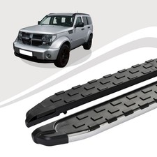 Pedane Adatte Per Dodge Nitro Dal 09-2006 Al 12/2012 SUPA Argento