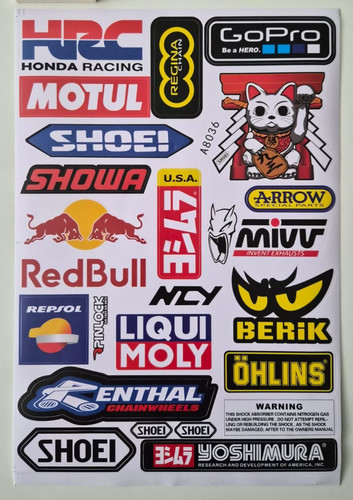 Foglio adesivo moto - adesivo,
