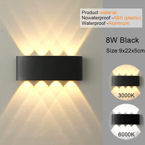 Applique led parete - da,