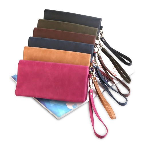 Luxury women leather clutch - women's,