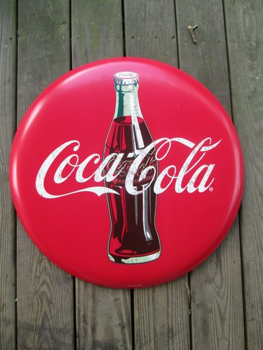 Insegna bottone disco rosso - bottone,