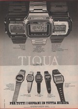 Orologi Tiqua Quartz Advertising  1981