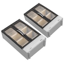  Frigorifero giocattolo 2 pezzi: frigorifero casa delle bambole in miniatura con doppia porta per casa delle bambole