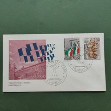 TRENTENNALE DELLA REPUBBLICA - ITALIA - BUSTA FDC TIMBRO PRIMO GIORNO COLLEZIONE