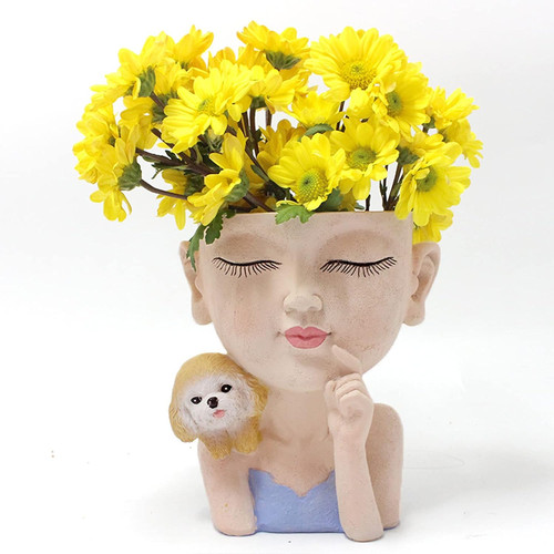 Vaso fiori per viso - da,