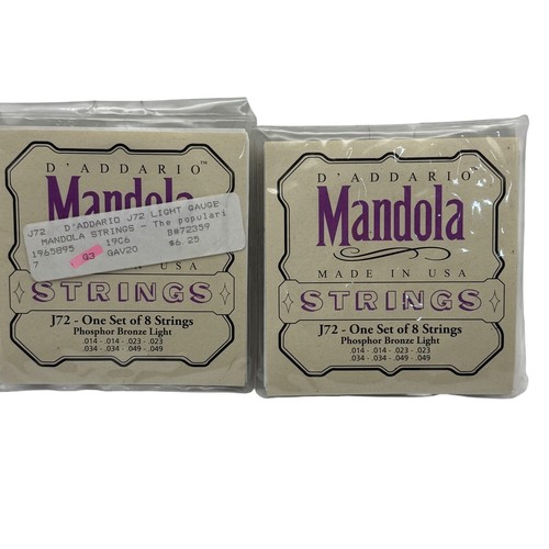 Addario j72 mandola corde - d'addario,