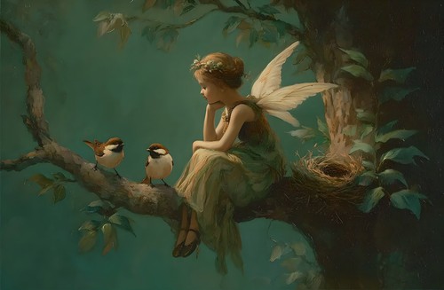 Fantasia farfalla fata - fantasia,
