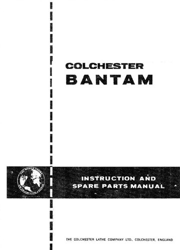 Colchester bantam drehmaschine - colchester,