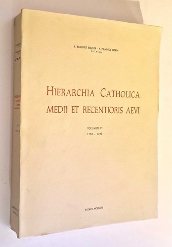Ritzler hierarchia catholica - hierarchia,