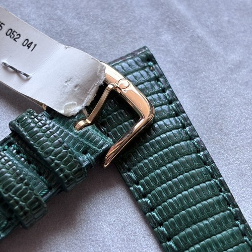 Omega cinturino vintage verde - vintage,
