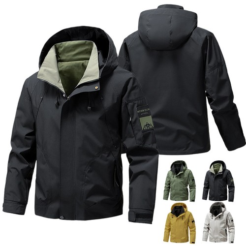 Moda uomo cargo giacca vento - uomo,