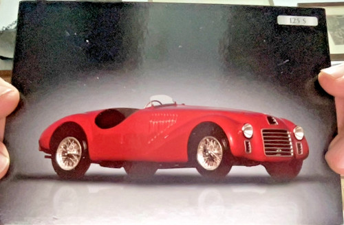 Cartoncini ferrari 125 e - cartoncini,