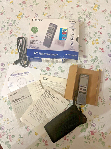 Sony voice recorder - voice,