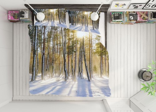 White snow b2653 bed - 3d,