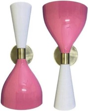 Coppia Di Lampade Da Parete