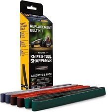 WORK SHARP® 6x nastro abrasivo WSKTS Belt Kit 80/220/6000 nastro di affilatura cinghia 09DX010
