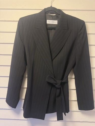 Giacca blazer max mara gessato - blazer,