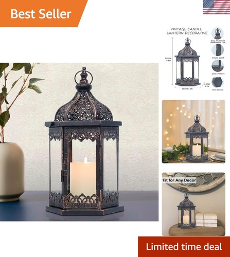Lanterna vintage metallo - vintage,