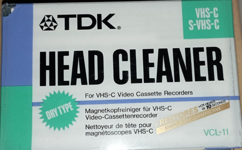 Tdk vcl head cleaner - 11,