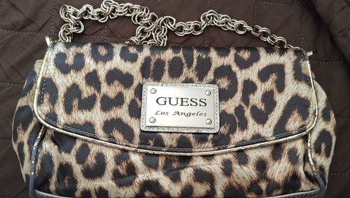 Borsa pochette guess leopard - pochette,